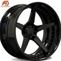 Jantes en alliage forgé 1/2 pièce 5x114.3 5x120 5x112 à déport profond, jantes forgées sur mesure pour BMW Audi Mustang Corvette Dodge Charger