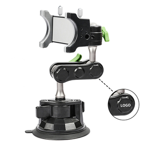 <span class=keywords><strong>Supporto</strong></span> per Telefono da Auto in Metallo LanParte con Braccio Flessibile a Doppia Testa a Sfera e <span class=keywords><strong>Ventosa</strong></span> con Bloccaggio a Rotazione per Navigazione in Auto e Riprese Video - Product Image 6