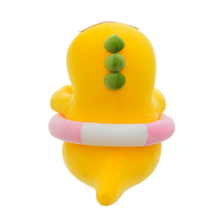Vente en gros d'anneau de bain d'été populaire Dragon de lait en peluche poupée de dessin animé Dragon de lait poupée mignonne cadeau pour enfants