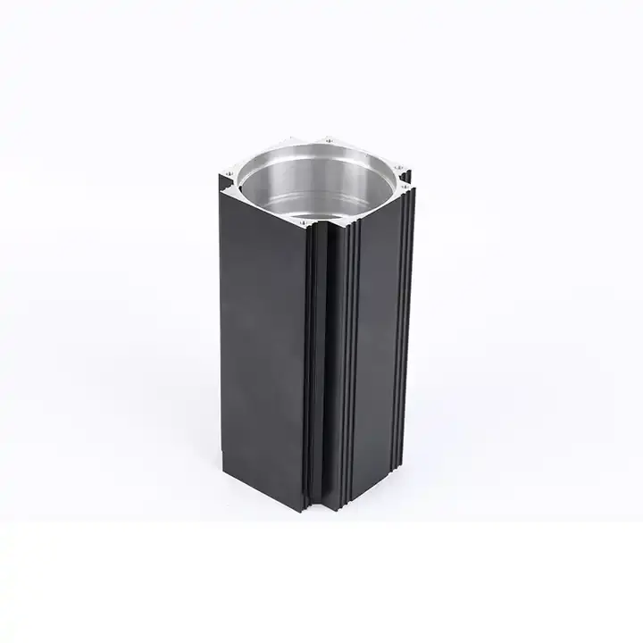 2020 3030 4040 4080 40x40 formato personalizzato estruso nero struttura industriale profilo in alluminio