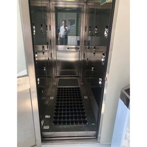 Ayakkabı temizleme ile GMP standart temiz oda sınıfı 100 paslanmaz çelik hava duş tüneli - Product Image 5