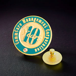 Pin de esmalte personalizado, insignia metálica con purpurina de dibujos animados, fabricante de logotipos, impresión UV, pin de solapa de esmalte duro con diseños de anime, fútbol y <span class=keywords><strong>Apple</strong></span> - Product Image 4