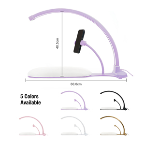 Nueva Lámpara <span class=keywords><strong>UV</strong></span> LED Profesional 3 en 1 <span class=keywords><strong>para</strong></span> Uñas, con Forma de Media Luna, 48w, con Luz <span class=keywords><strong>para</strong></span> Selfies y Soporte <span class=keywords><strong>para</strong></span> Teléfono Celular, <span class=keywords><strong>para</strong></span> Uso en Salón - Product Image 5