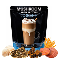 Poudre de boisson complexe Qinshantang High Whey Protein Collagen Iced Mushroom Proteine Collegene Coffee