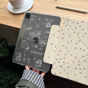 ลายเส้นดาวสีสันสดใสทันสมัยเหมาะสำหรับเคสป้องกันแท็บเล็ตแอปเปิล ไอแพด แอร์ไซด์ ซัคชั่นมินิ 6 การ์ตูนรุ่นที่ 10 - Product Image 2