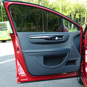 Car Window Sunshade Film PVC Lattice Pattern Static Cling Heat Insulation Reusable For Car Glass Protection - Product Image 3