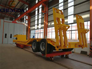 <span class=keywords><strong>Promotion</strong></span> d'usine <span class=keywords><strong>Remorque</strong></span> de camion à plateau surbaissé à <span class=keywords><strong>2</strong></span> <span class=keywords><strong>essieux</strong></span> - Product Image 5