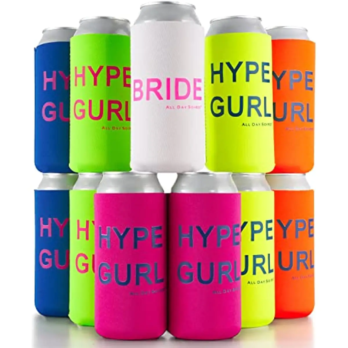 Wholesale 12OZ Neoprene Slim Beer Skinny Can cooler Holder Cuzzies Custom Insulated Blank With Your Logo Slim Can Cooler