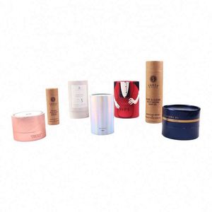Luxury Designed <b>Paper</b> Box For Skincare Eco Friendly Customized Cylinder Gift <b>Boxes</b> Skin Care - Product Image 1