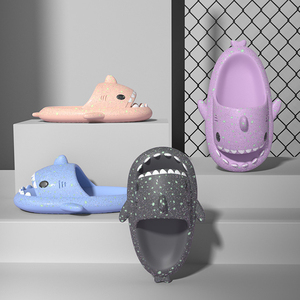 Zureto Unicorn Shark Slides, 2024 New Shark Slippers, Glow in the Zureto Unicorn Shark Slides, 2024 New Shark Slippers, Glow in the