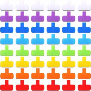 Étiquettes de câbles en nylon multi-couleurs inscriptibles avec fermeture auto-agrippante pour la gestion et l'identification des câbles électroniques - Product Image 4