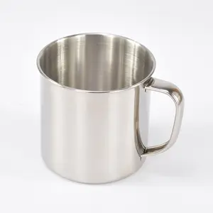 Grosir Kualitas Tinggi 7Cm Menebal Stainless Steel Cangkir Air Tumbler Rumah Tangga Anak-anak dengan Pegangan Tanpa Tutup