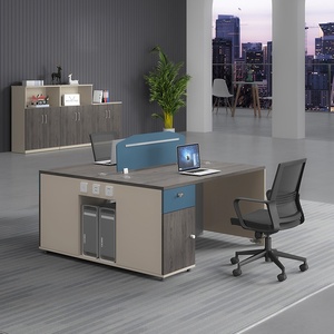 Người bán hàng tốt nhất 3.6m MDF 6 người coworking ghế và bảng cho văn phòng hiện đại phong cách Modular có thể điều chỉnh bàn văn phòng - Product Image 4