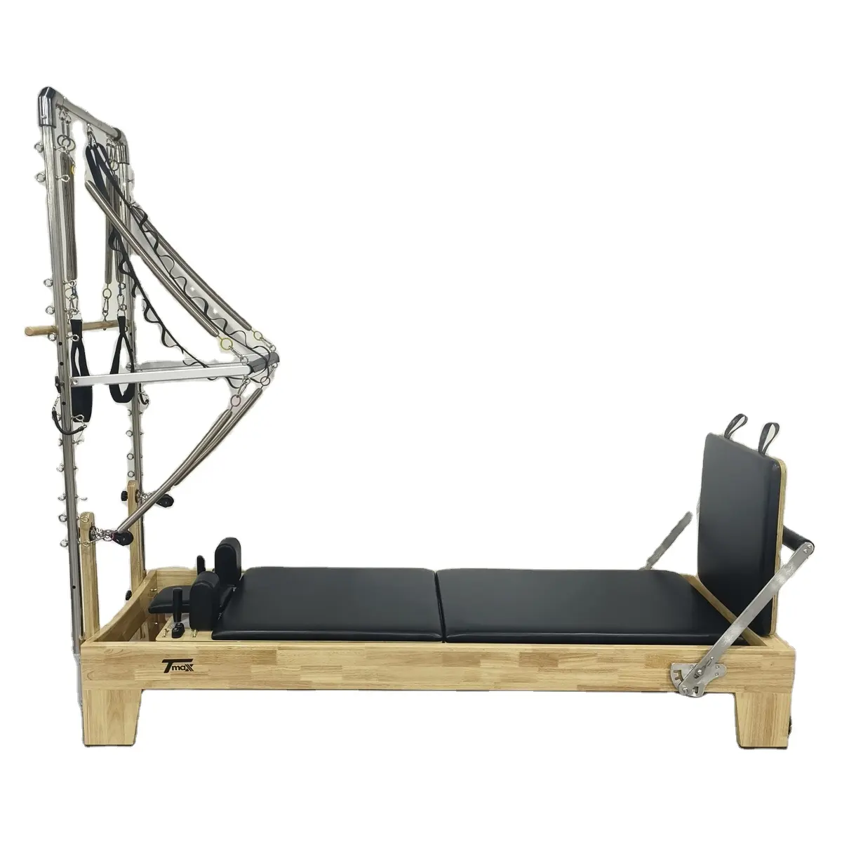 Tmax DZ132T Eichenholz Pilates Reformer Maschine mit Half Trapez Yoga Studio Pilates Cadillac Bed Tower Ausrüstung