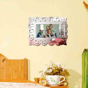 Autocollant mural personnalisé en plastique, mousse argentée, miroir décoratif pour la décoration de la maison et usage à cadeau <span class=keywords><strong>promotion</strong></span> - Product Image 4