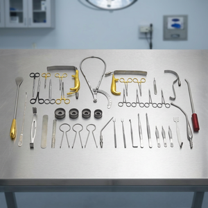 Ensemble d'instruments chirurgicaux en acier inoxydable, outils de chirurgie générale manuels, certifiés CE, équipement médical de classe II - Product Image 5