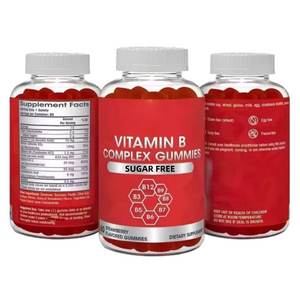 ODM OEM funzionale caramella gommosa vitamina B Gummies complessi senza zucchero B3 B5 B6 <span class=keywords><strong>B7</strong></span> B8 B9 B12 - Product Image 1