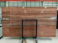 Dalles de quartzite naturel en bois de santal Rosa Corallo, veinage boisé, quartzite rouge pour la décoration intérieure