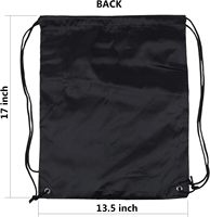 Sac promotionnel personnalisé pas cher en polyester 210T avec cordon de serrage, sac à cordon blanc Ripstop pour événements de football en Argentine 2026