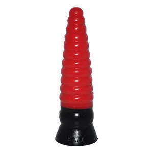 YOCY-153 9.25 "긴 거대한 현실적인 딜도 strapon 딜도 여성 항문 장난감 빨간색과 검은 색 스트랩 늑골이있는 섹스 남성 딜도
