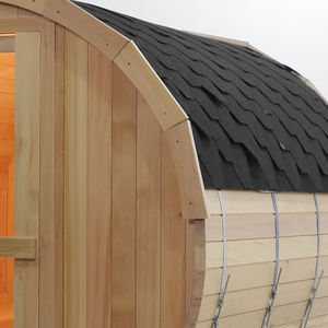 Sauna extérieur de luxe en cèdre canadien avec chauffage - Product Image 4