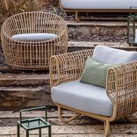 Ensemble de mobilier d'extérieur en rotin, patio, jardin, canapé en rotin, canapé en fer imperméable
