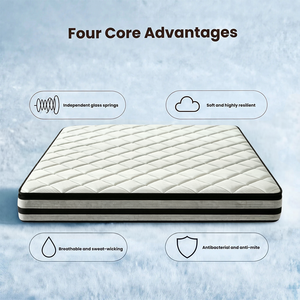 Durable Individual Pocketed Spring <b>Mattress</b> Motion Isolation Bed <b>Mattress</b> for Residential Beds King Size Home - Product Image 4