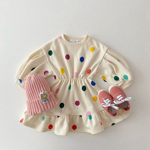 Conjuntos de Ropa para Bebés Recién Nacidos de Otoño, 2 Piezas, Suéter con Puntos para Niñas, Conjunto de Ropa Infantil Informal al por Mayor 203 - Product Image 5