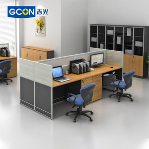 Mesa divisoria para oficina, mueble de escritorio para centro de llamadas, con vidrio texturizado transparente - Product Image 4