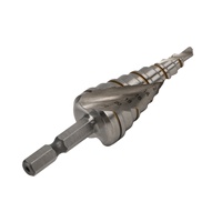 Foret étagé HSS personnalisé de 4 à 22 mm pour le perçage de trous dans le métal, l'acier inoxydable, l'aluminium, le plastique et le bois. Tige hexagonale de 1/4 pouce