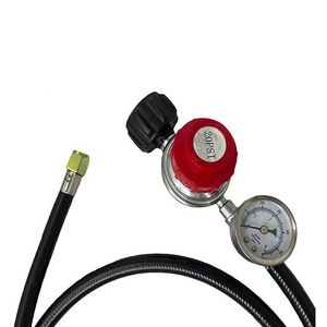 QCC1โพรเพนแก๊สควบคุม0 30 PSI ปรับความดันลดพร้อมท่อสำหรับย่างและเครื่องทำความร้อน - Product Image 1