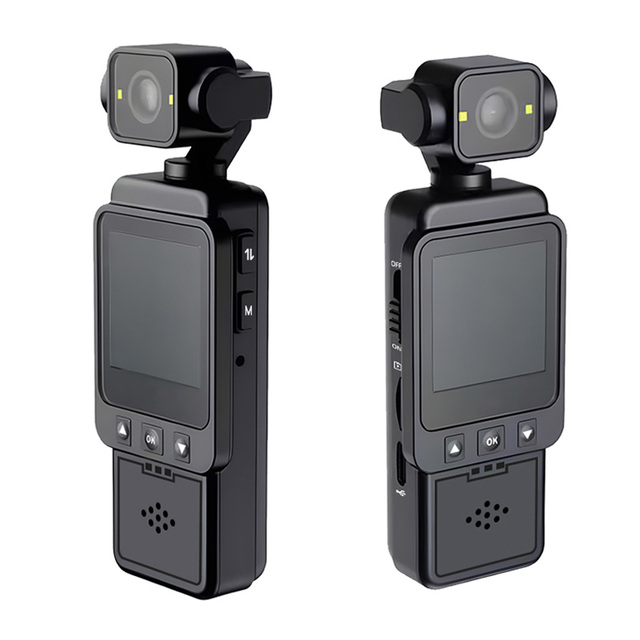 DV01 Mini Recorder 1080P WiFi APP HD Sports Camera Anti-Shake Wide-Angle 360 Rotatable Lens Nightshot LED Flashlight 25fps 1.54"
