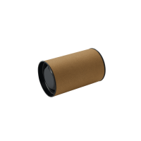 Tube rond en papier biscuit personnalisable avec couvercle kraft-Couleur, taille, impression et dimension personnalisées pour emballage cadeau