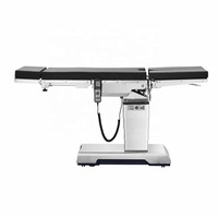 Table d'opération électrohydraulique certifiée CE ET600, capacité de charge 400 kg, glissière 350 mm, compatible bras en C, lit d'opération pour hôpital