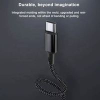 Kabel USB Tipe C tembaga murni, 5 in 1 ponsel multifungsi mikro USB Tipe C kabel pengisi daya 1.2m kabel Data kepang Super