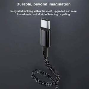 Cable cargador Micro USB tipo C multifunción de cobre puro 5 en 1, Cable de carga súper de 1,2 m, Cable DE DATOS trenzado - Product Image 5