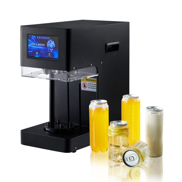 Automatic PET Can Sealing Machine for Beverage Cans Safe Stable Seaming for Juice Coffee Milk Tea