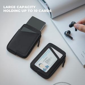 Tilonstar Tvw113 Accepteren Custom Logo Premium Rfid Kaart Beschermer Portemonnee Zakelijk Lederen Id-Kaarthouder Voor Mannen - Product Image 5