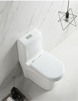 WC intelligent automatique en céramique monobloc avec siège bidet à fermeture douce pour salle de bain et usage extérieur