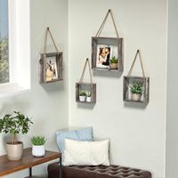 Dekorasi dinding tempel dinding, rak gantung persegi, dekorasi dinding, Ruang makan, kamar tidur, vas Dekorasi Kreatif