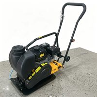 Vibrateur de plaque à essence, Compacteur d'asphalte pour routes municipales, Machine de compactage de sol portative