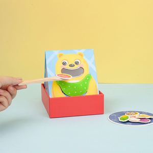 Juego de simulación para preescolares: Recursos de aprendizaje, actividades de comida, juguete de madera para alimentar a los niños pequeños - Product Image 4
