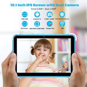 Bán nóng bên ngoài khó khăn và thiên tài bên trong được xây dựng cho bàn tay nhỏ Ram <span class=keywords><strong>3G</strong></span> Rom 64G 10 inch cho trẻ em học tập và chơi game máy tính bảng - Product Image 2