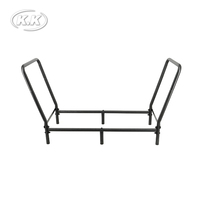 Kawagebo Kamp (KK) L 865 X W 330 X H 458 mm Soporte para Leños de Leña de Acero al Carbono, Almacenamiento de Madera para Chimenea