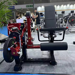 Uso comercial Nuevo diseño Entrenamiento Acero Gimnasio Equipo de fitness Placa Cargada Extensión de pierna Curl de pierna para gimnasio Club - Product Image 6