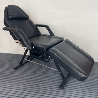 Table de massage électrique de luxe pliable en acier inoxydable blanc et rose pour salon de beauté et usage domestique