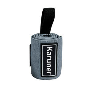 สายรัดข้อมือคารูเนอร์สำหรับฟิตเนสยกน้ำหนักผ้าพันรัดกระชับโพลีเอสเตอร์ทนทานหนึ่งขนาด - Product Image 1