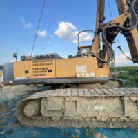 Foreuse rotative sur chenilles pour pieutage et travaux de ponts, vente en gros, prix usine