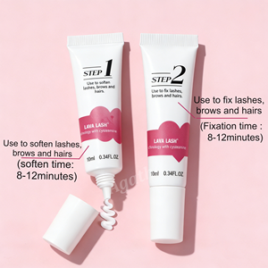 <span class=keywords><strong>Kit</strong></span> de lifting des cils et des sourcils LAVA LASH Vegan Cream, crème à la cystéamine pour le lifting des cils - Product Image 2