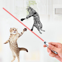 Bâtonnet Laser Manuel Écologique en Plastique pour Chat, Nouveau Stylo Pointeur Laser Rouge Cool, Lumière Blanche LED, Porte-clés Tendance en Carton